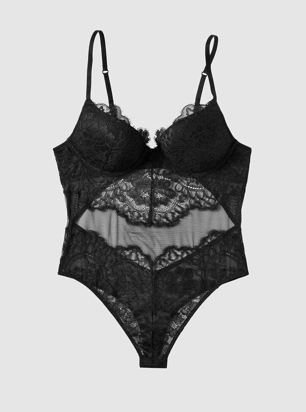 Buy Women's La Senza Solid Cheeksters with Lace Detail and