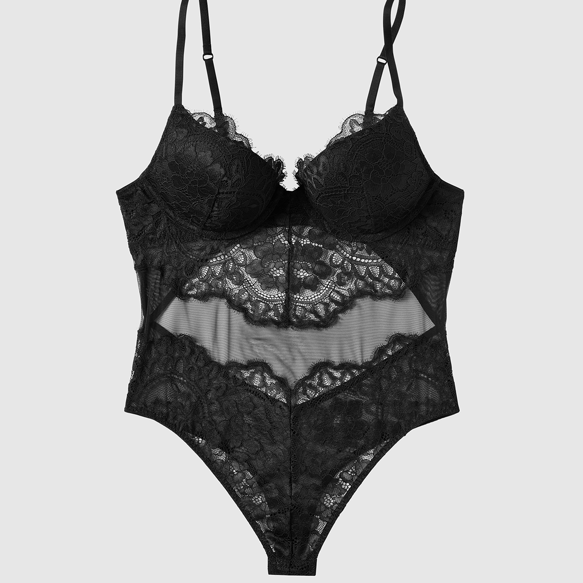 La Senza Middle-East - Is there anything hotter than this Push Up Lace  Bodysuit? Say YES! Bellow! #lasenzame #lingerie #shopping #bodysuit