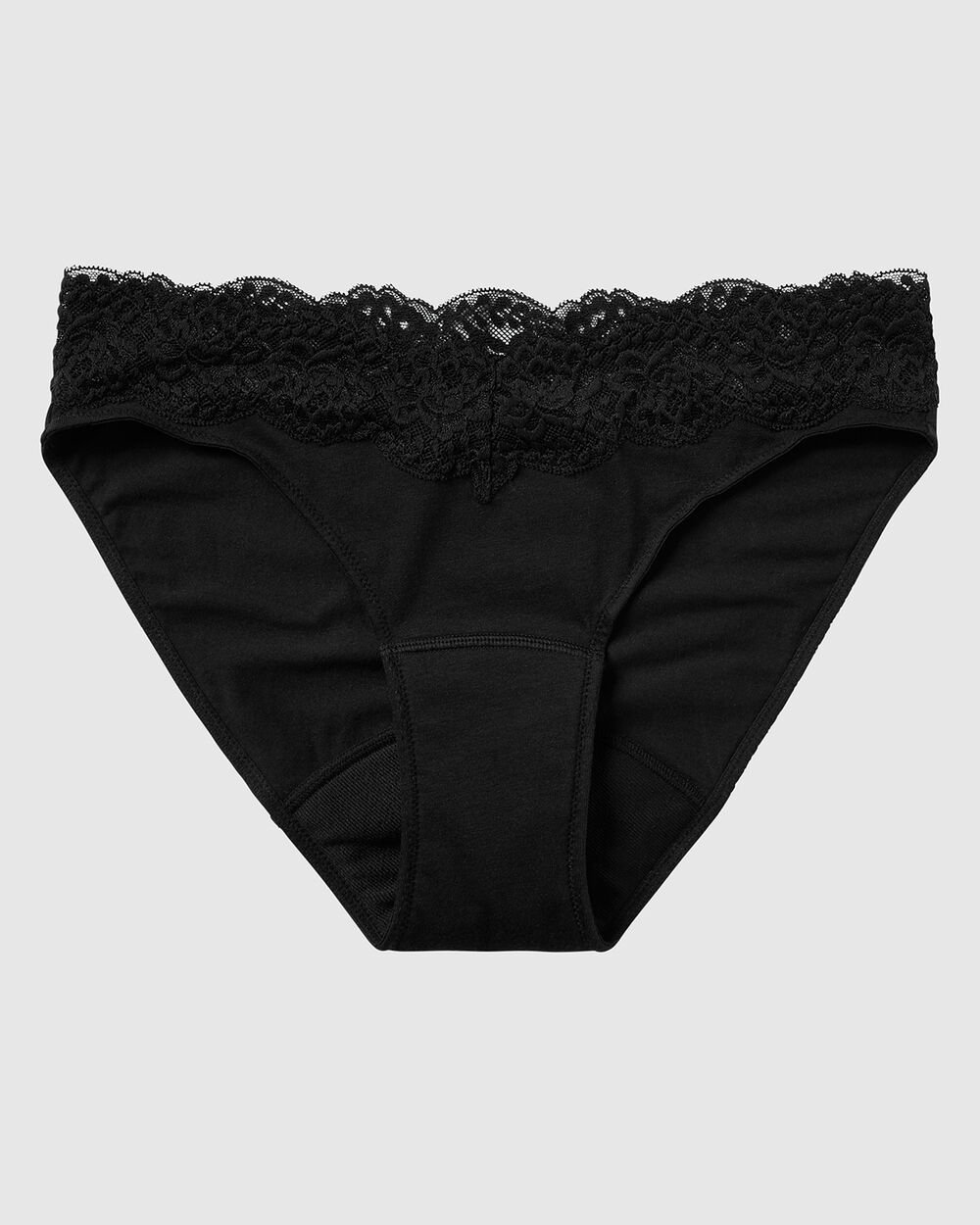Lace Bikini Panty - Black