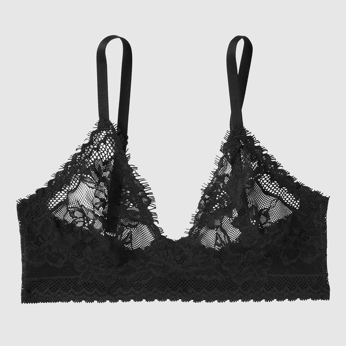 Buy 3 Pack Embroidered Lace Bras - Black/White - 42B - Bfab UAE
