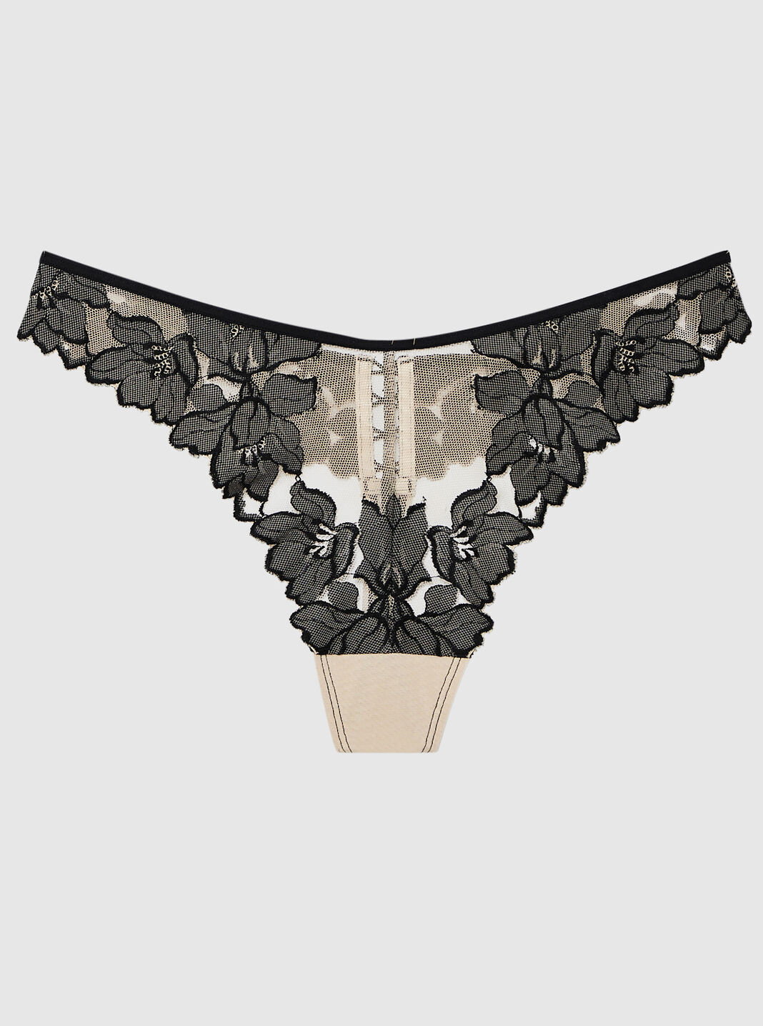 Lotus Lace Hipster - Onyx Black